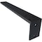 Ekena Millwork Hidden Support Steel Heavy Duty Bracket w/ Back Plate, Powder Coated Black 2 1/2"W x 20"D x 4"H BKTM02X20X04HBPBL - alternate 8